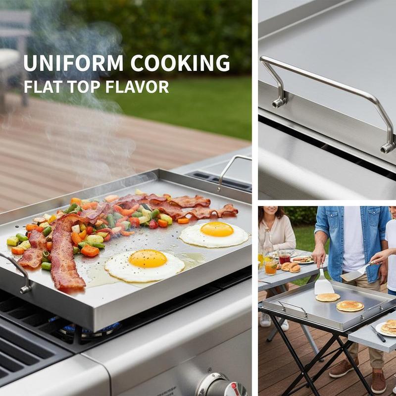 Flat Top Grill Plate 23x16 inc – обзор и цена Camping Cooking Area