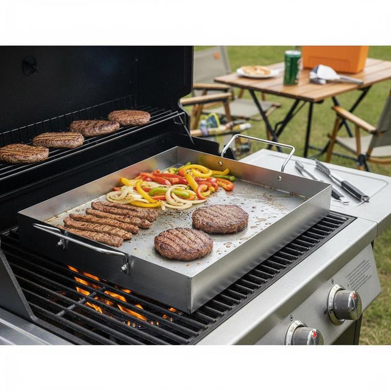 Free Shipping-Rectangular Flat – обзор и цена Camping Cooking Area