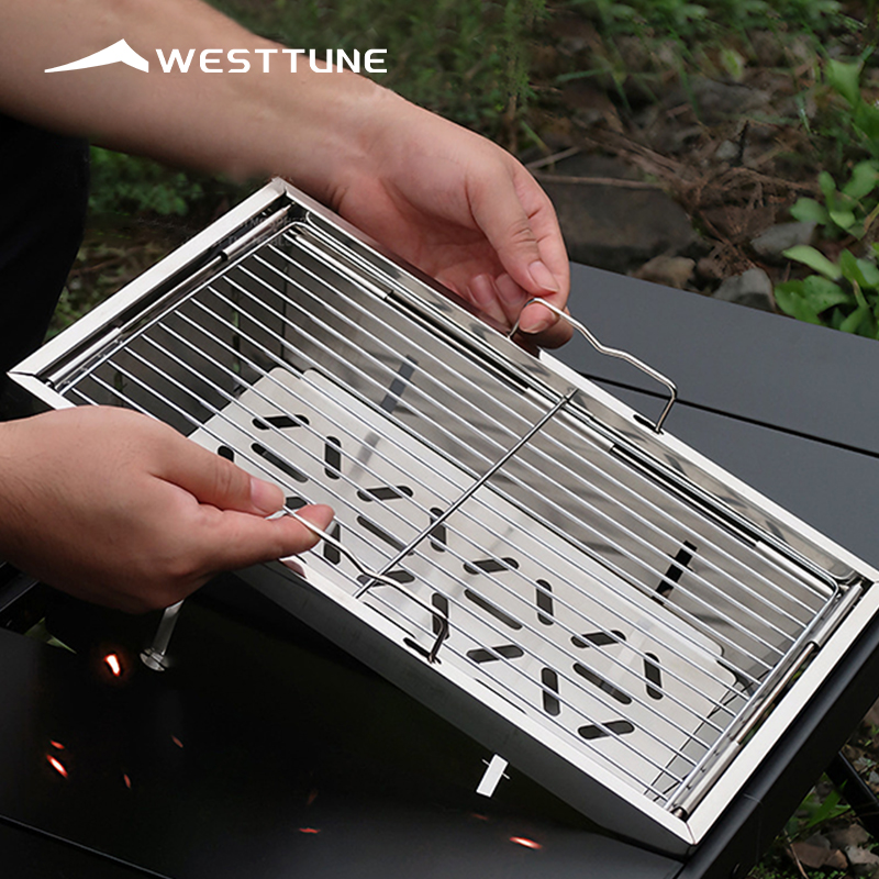 WESTTUNE IGT Barbecue Grill Fo – обзор и цена Camp Grill Portable Folding