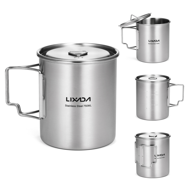 Lixada 750ml Cup Outdoor Stain – обзор и цена Camping Cooking Bundle
