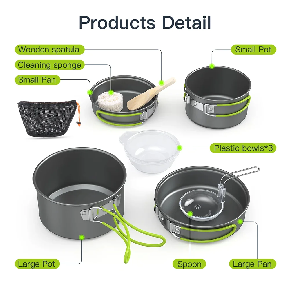Outdoor Cooking Camping utensi – обзор и цена Camping Cooking Bundle