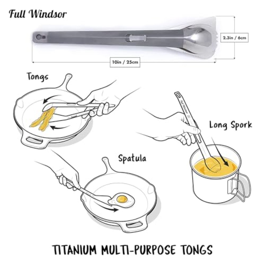 - The Splitter Titanium Multi- – обзор и цена Camp Spork Set