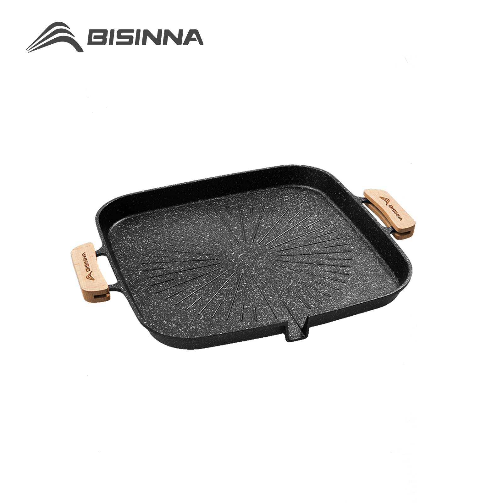 BISINNA Square BBQ Grill Pan N – обзор и цена Camping Cooking Set Non Stick