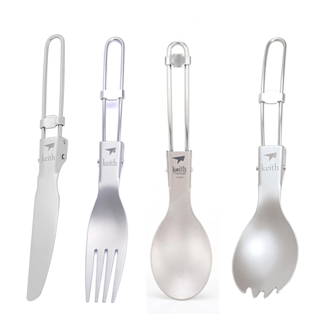 Keith Outdoor Titanium Folding – обзор и цена Camp Spork Set