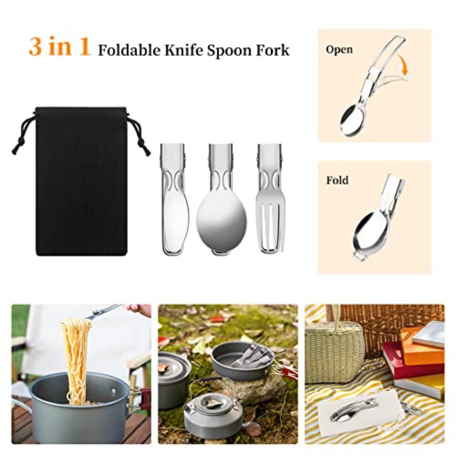 Camping Cooking Utensils Set,  – обзор и цена Van Camping Cooking