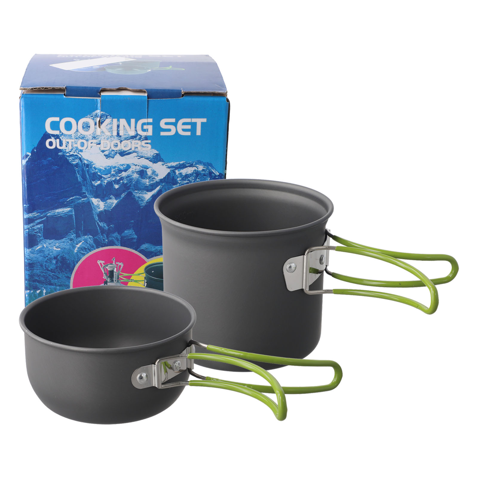 Camping Cooking Set Portable L – обзор и цена Camping Cooking Set Non Stick