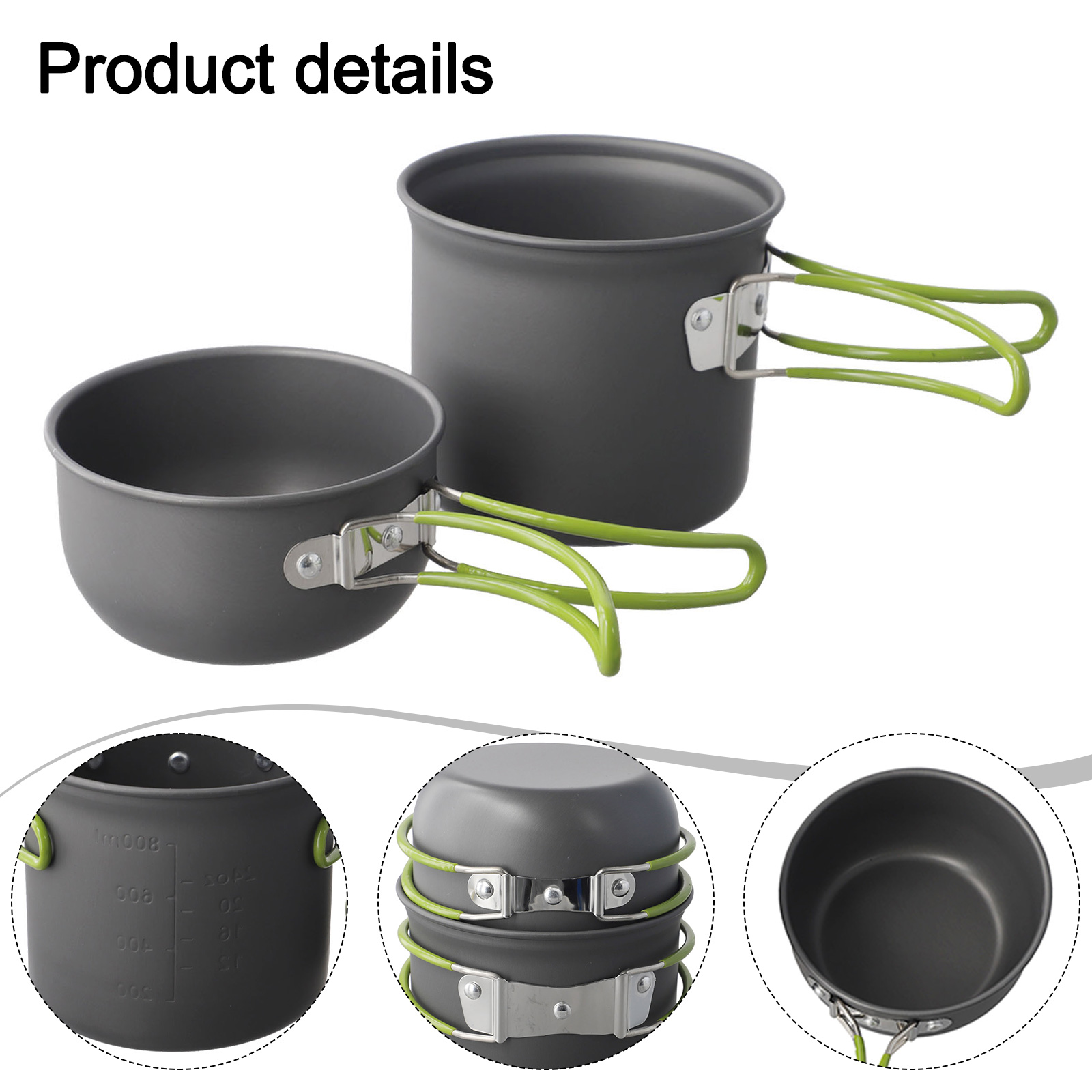 Camping Cooking Set Portable L – обзор и цена Camping Cooking Set Non Stick