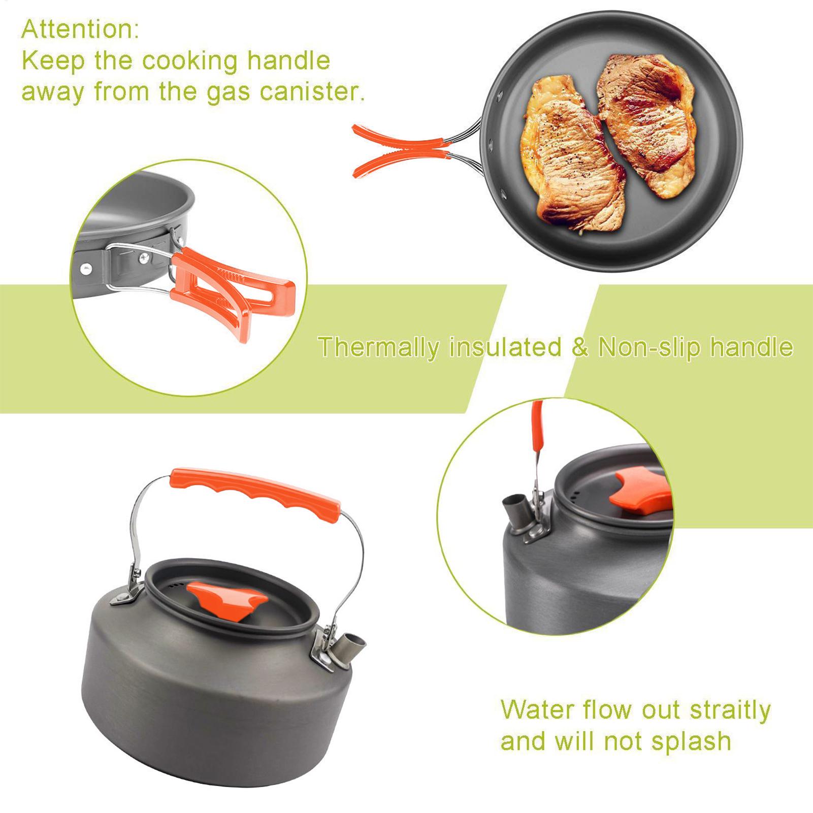 Backpacking Cooking Set Campin – обзор и цена Camping Cooking Set Non Stick