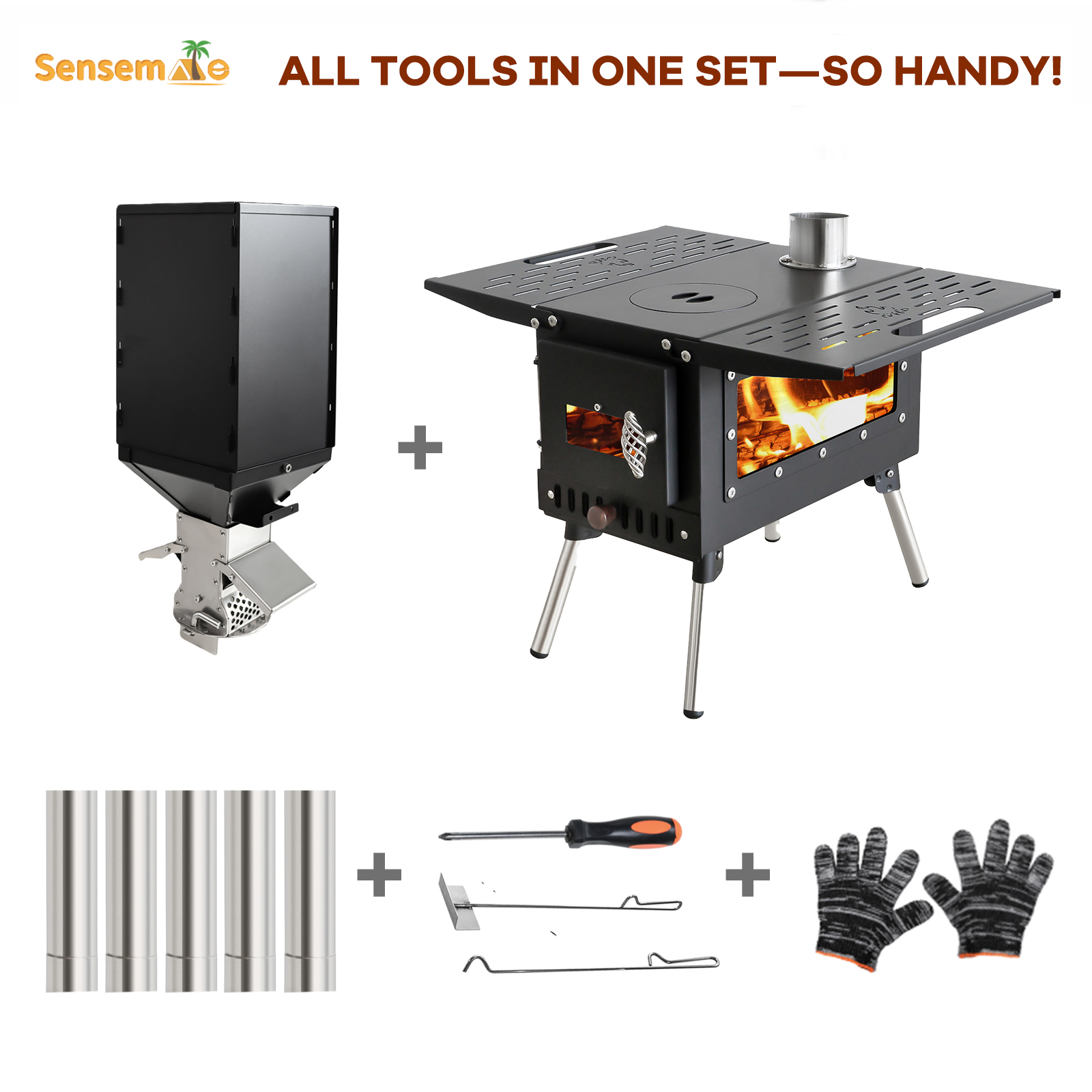 Pellet Stove Camping Stainless – обзор и цена Camp Grill Portable Folding