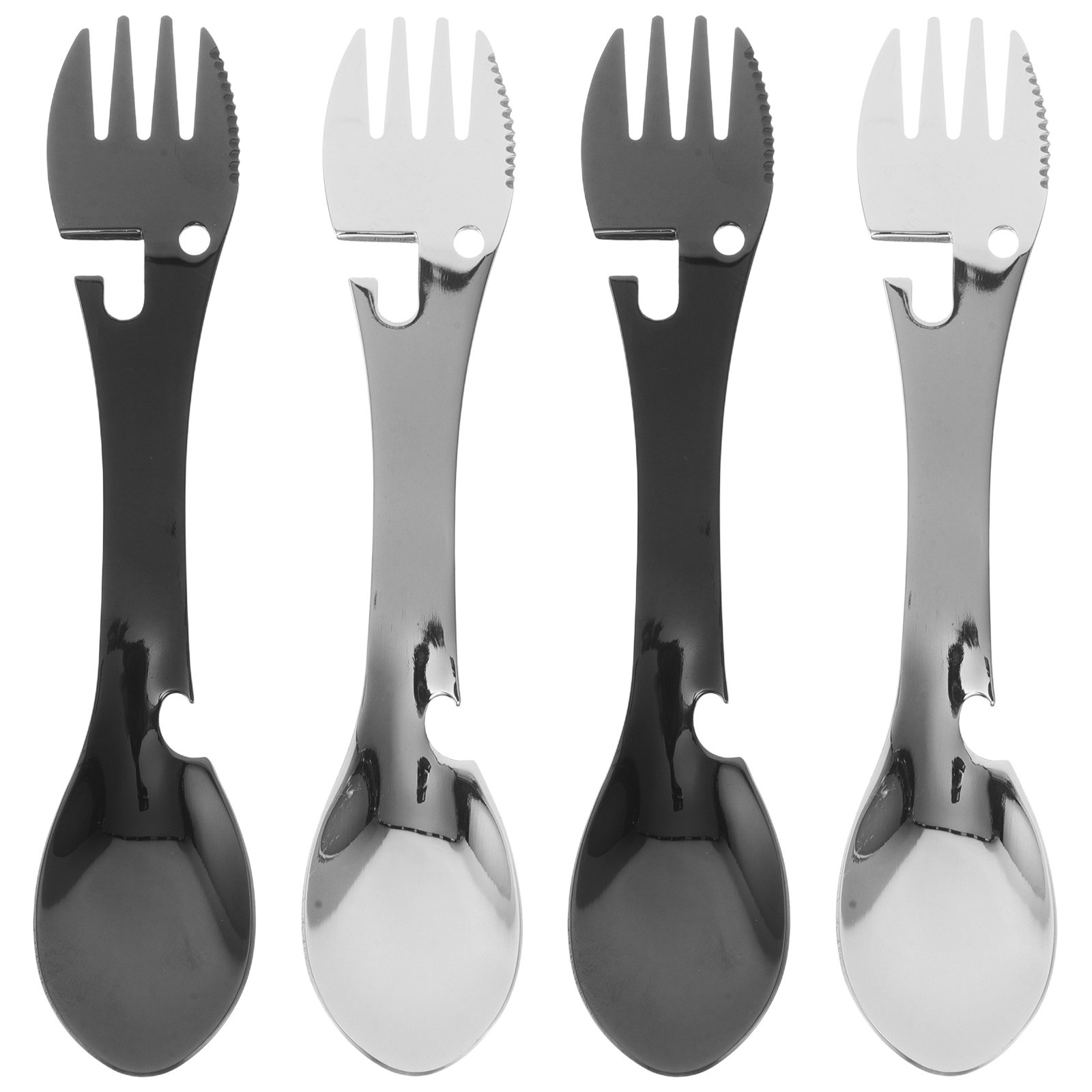 4Pcs Stainless Steel Portable  – обзор и цена Camp Spork Set