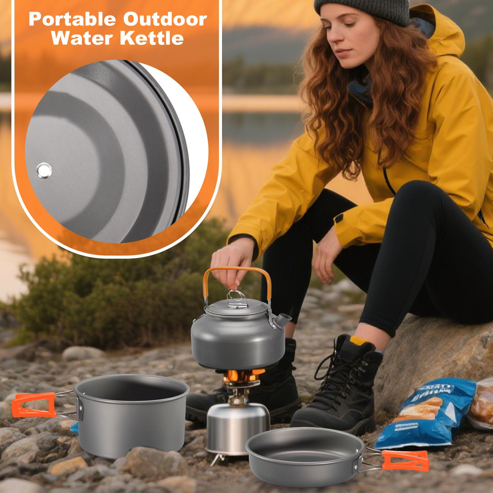 Camping Cookware Camping Cook  – обзор и цена Camping Cooking Set Non Stick