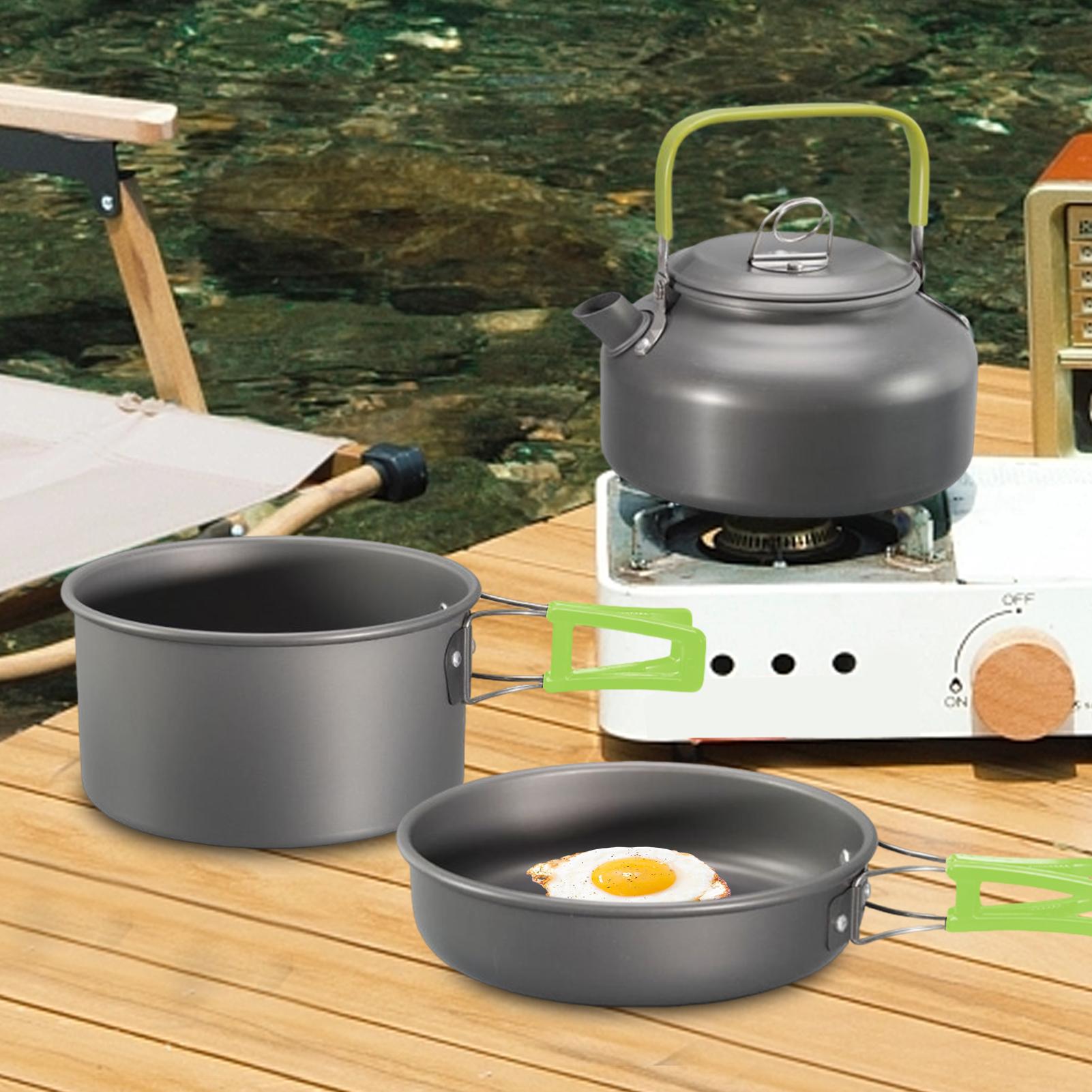 Camping Cookware Camping Cook  – обзор и цена Camping Cooking Set Non Stick
