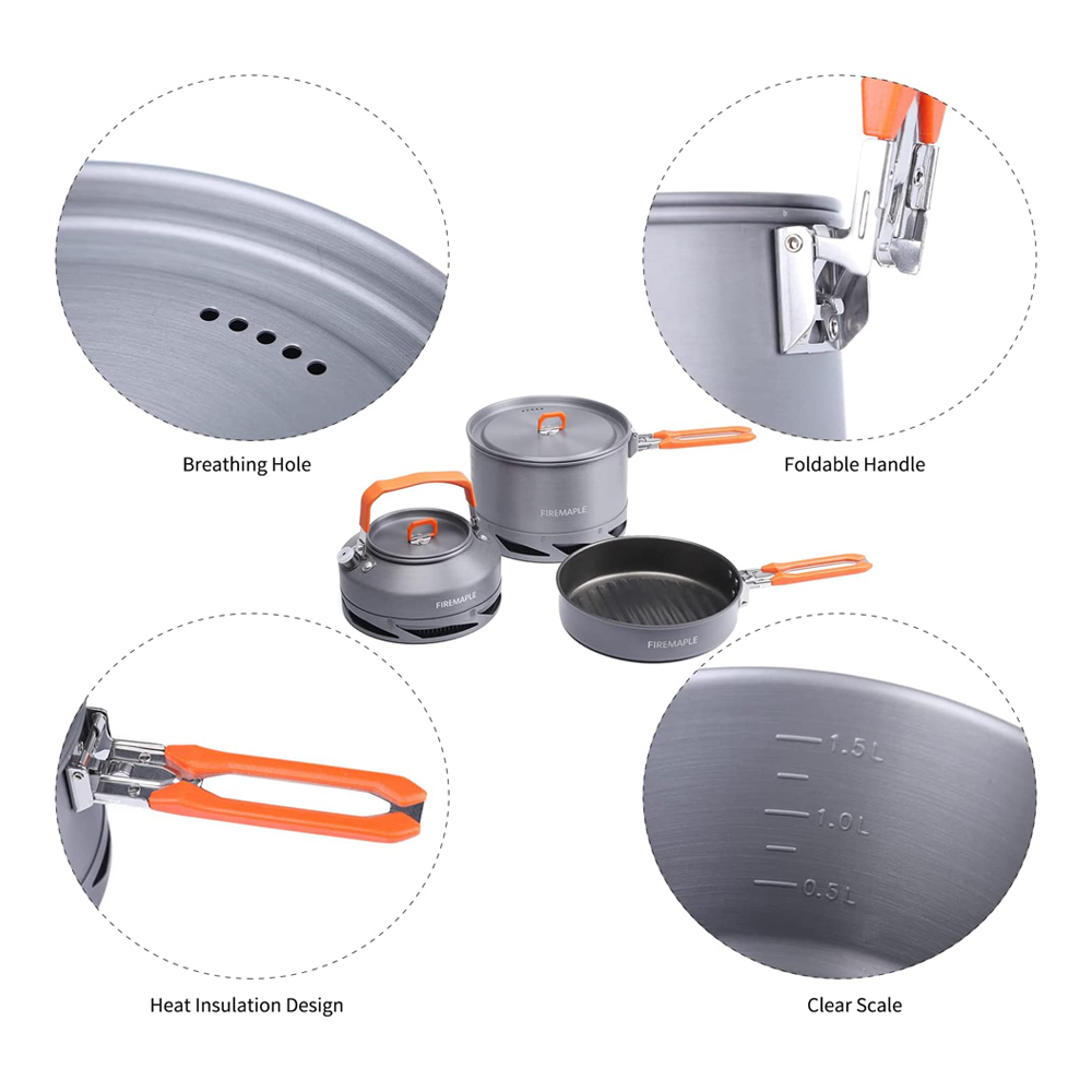 Fire Maple Camping Cookware Ut – обзор и цена Camping Cooking Roll