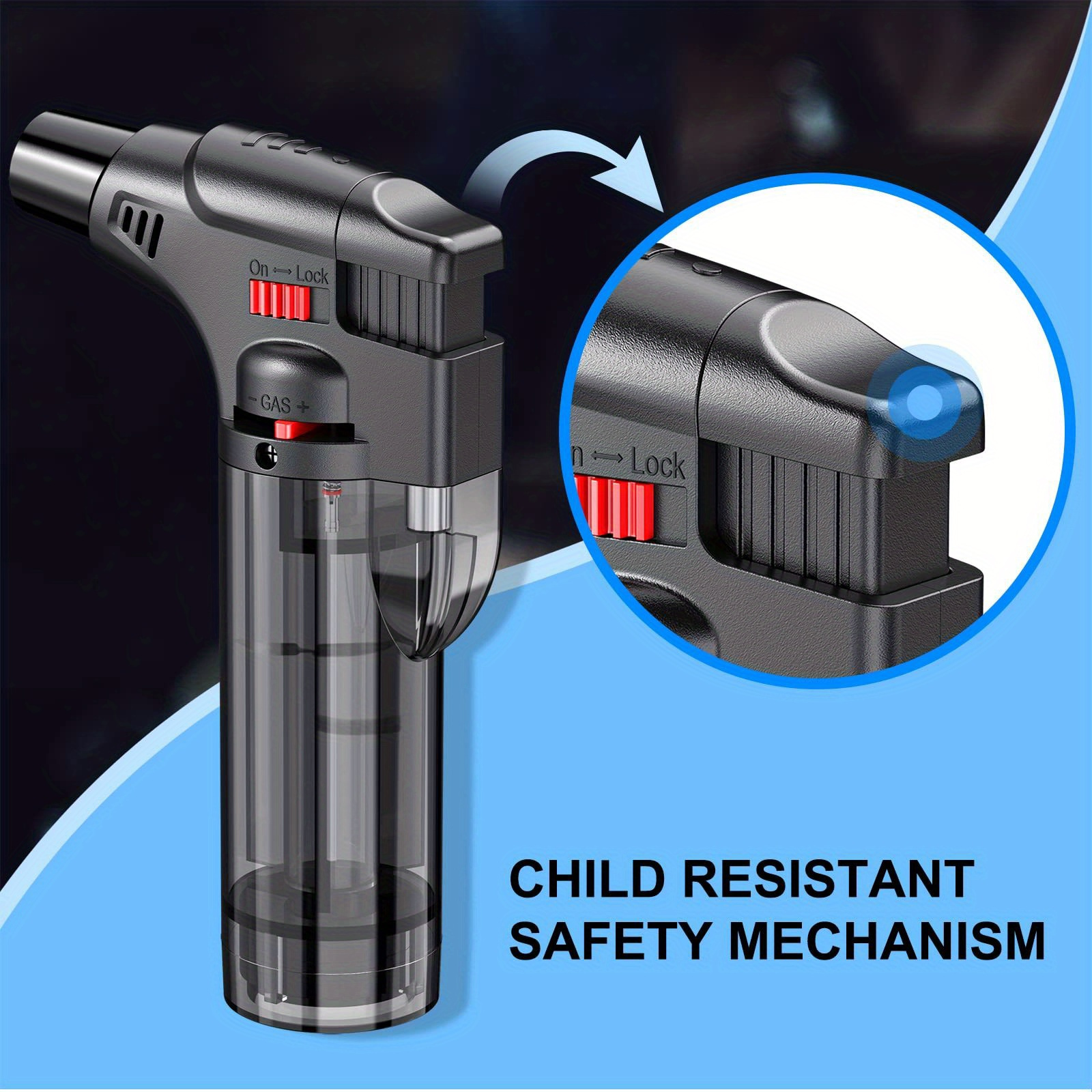 6PCS Spray Gun Jet Butane Gas  – обзор и цена Camping Cooking Torch