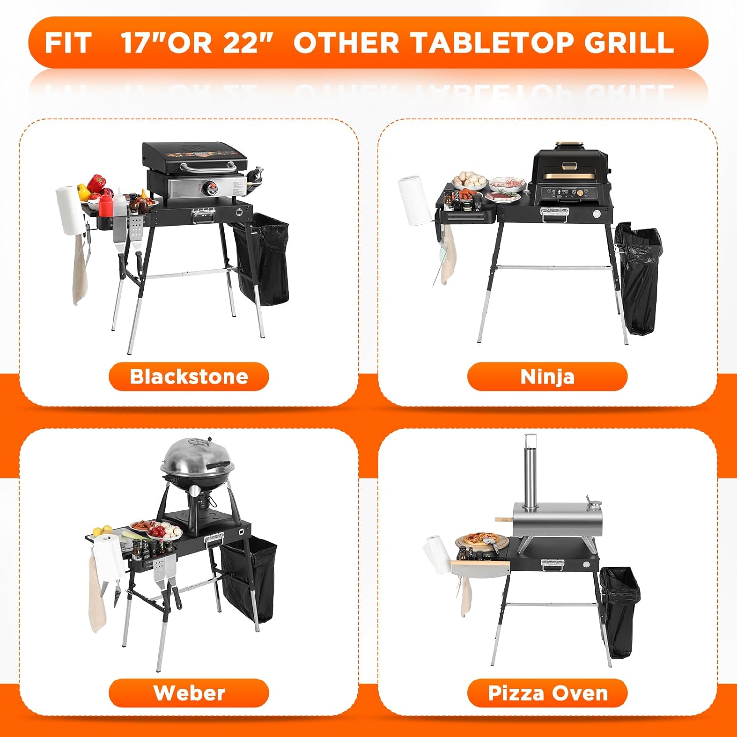 Outdoor Folding Grill Table, A – обзор и цена Camp Grill Portable Folding
