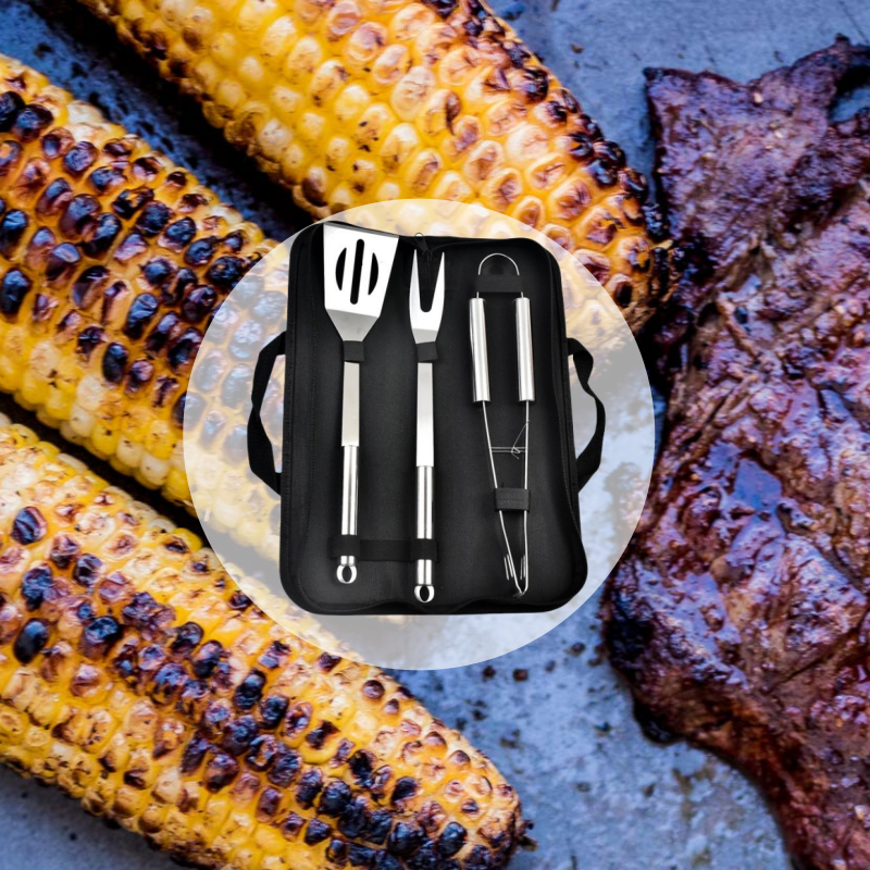 BBQ Tools Set Barbecue Utensil – обзор и цена Camping Cooking Bundle