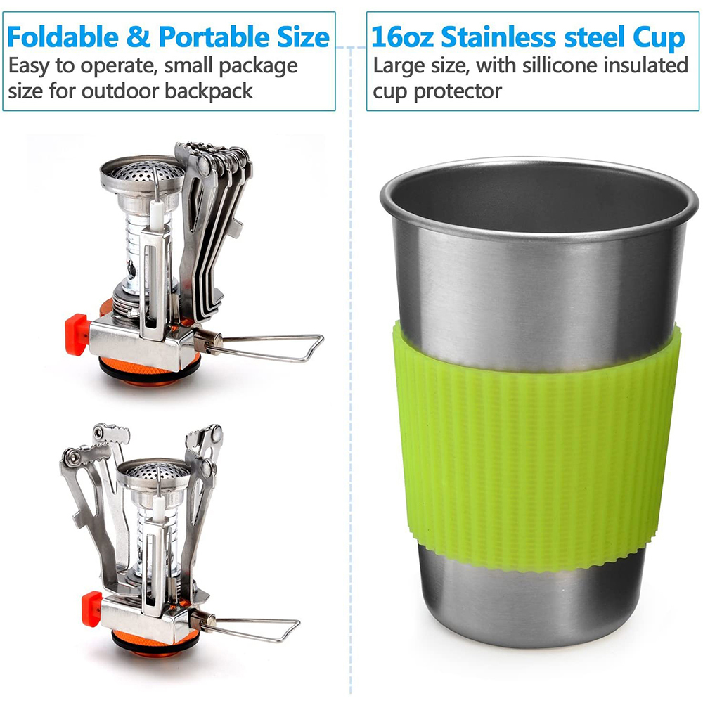 Camping Cookware Kit with Stov – обзор и цена Camping Cooking Roll