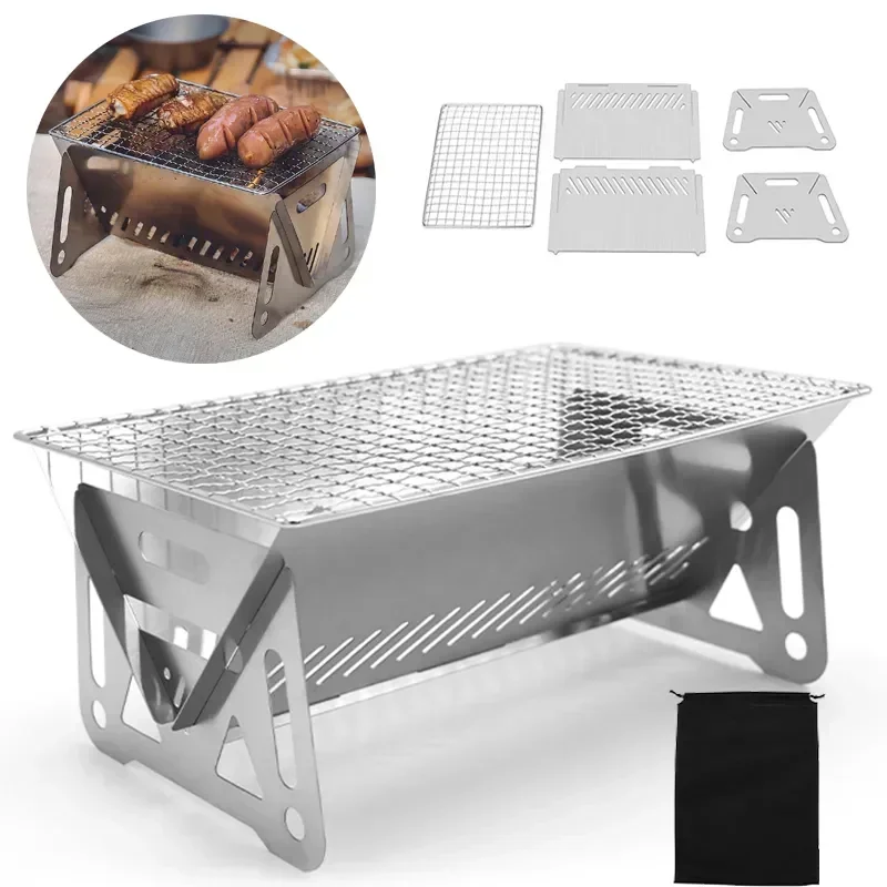 Portable Folding Barbecue Gril – обзор и цена Camp Grill Portable Folding