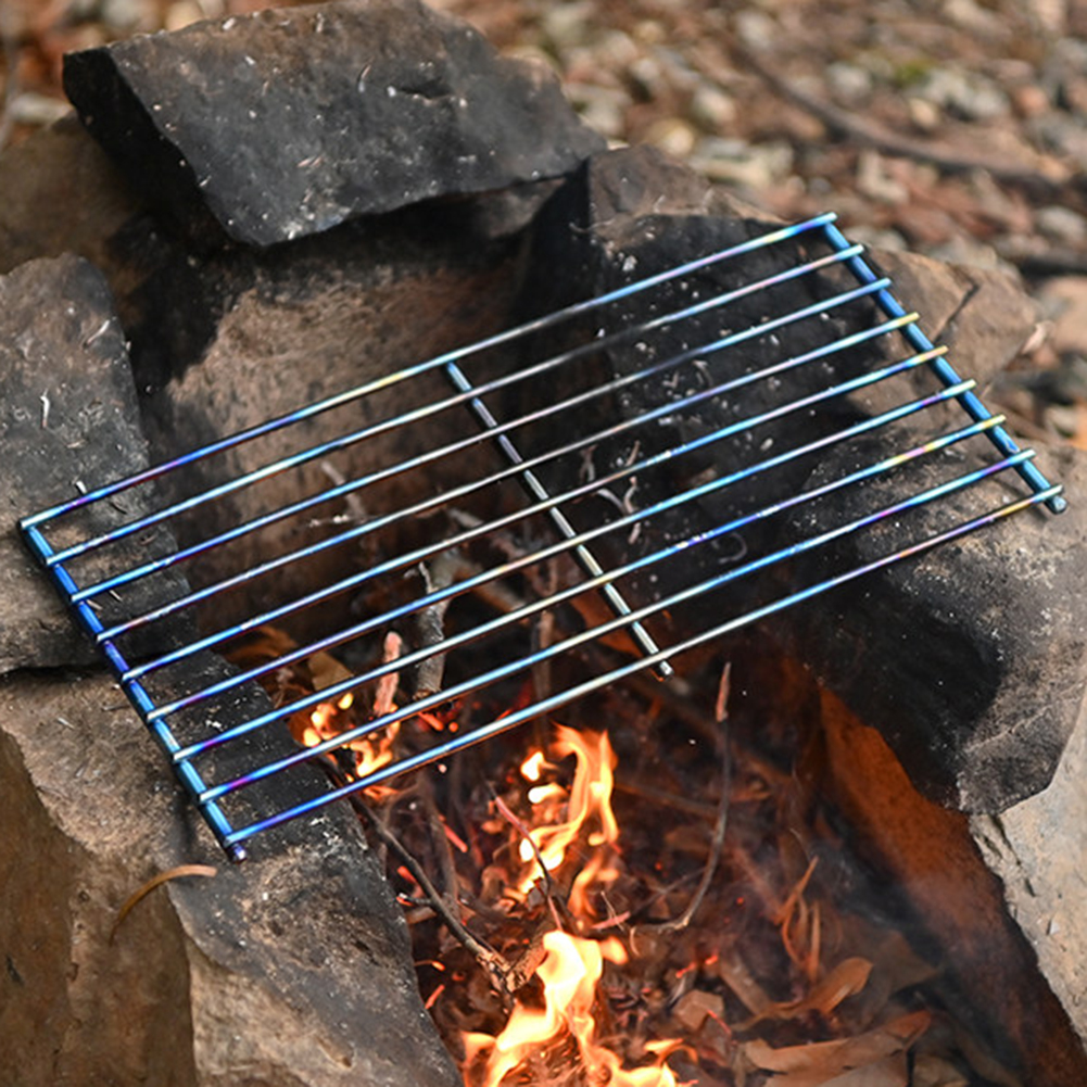 Ultra-Light Titanium Grill Rac – обзор и цена Camping Cooking Easy