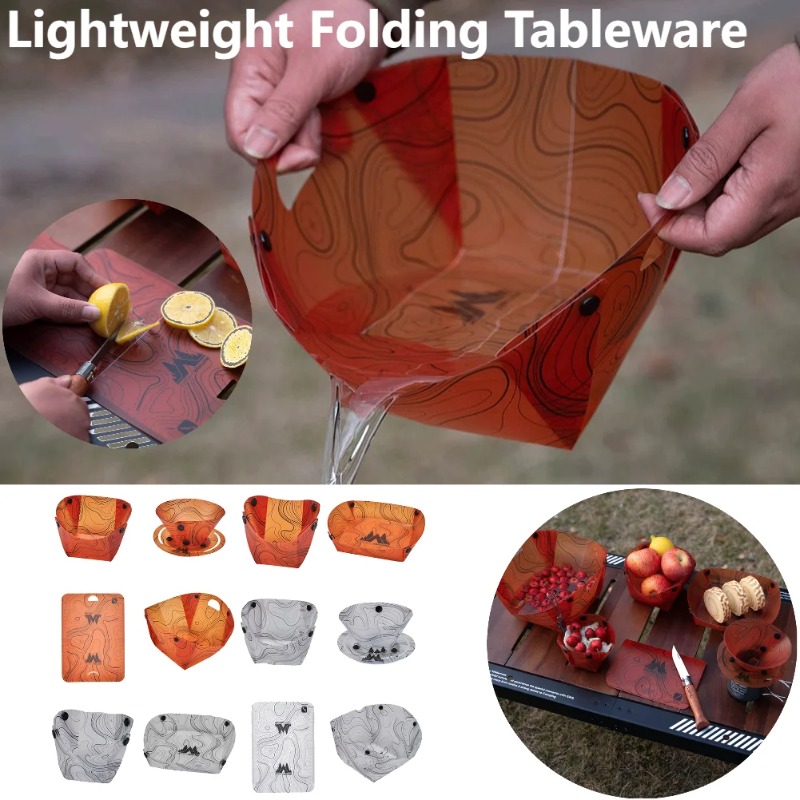 Foldable Camping Tableware Por – обзор и цена Camping Cooking Roll