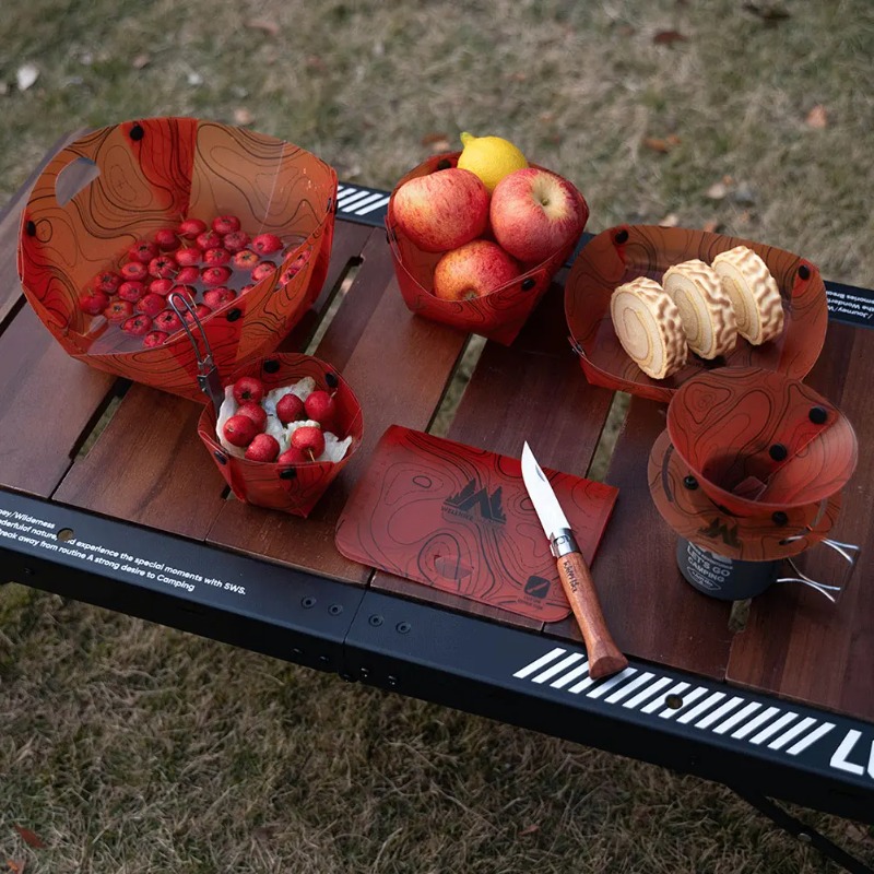 Foldable Camping Tableware Por – обзор и цена Camping Cooking Roll